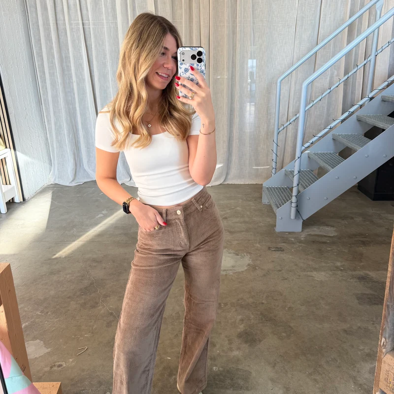 Cord Jeans - Beige