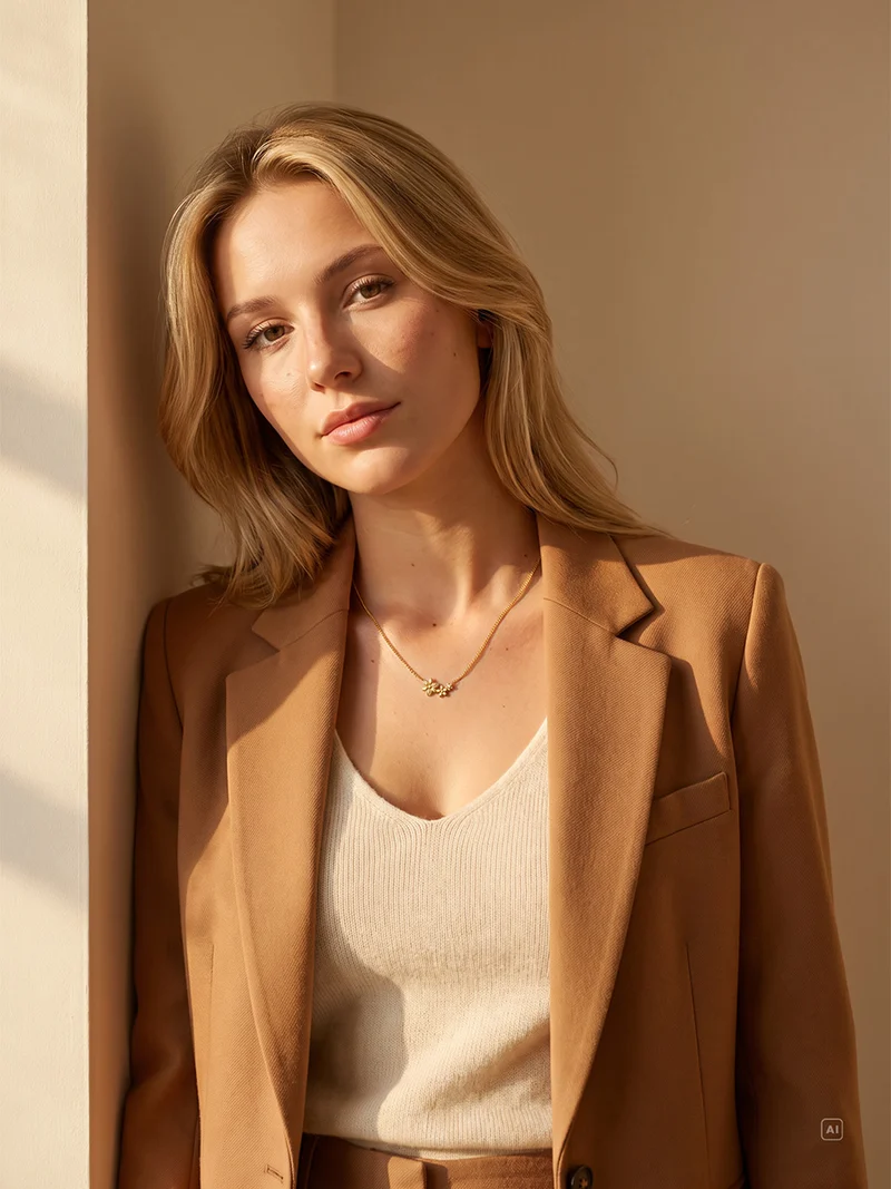 Floral Duet Kette