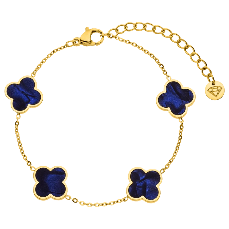 Dreamy Clover Armband | 18K vergoldet