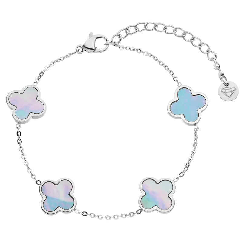 Sky Clover Armband | 18K vergoldet