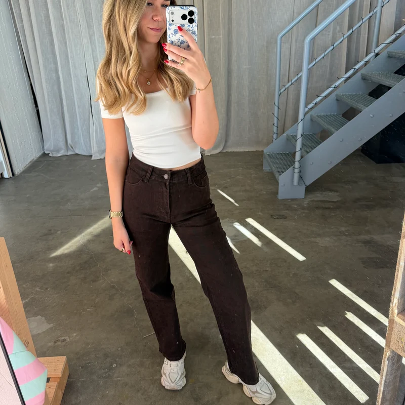 Dots Jeans - Braun