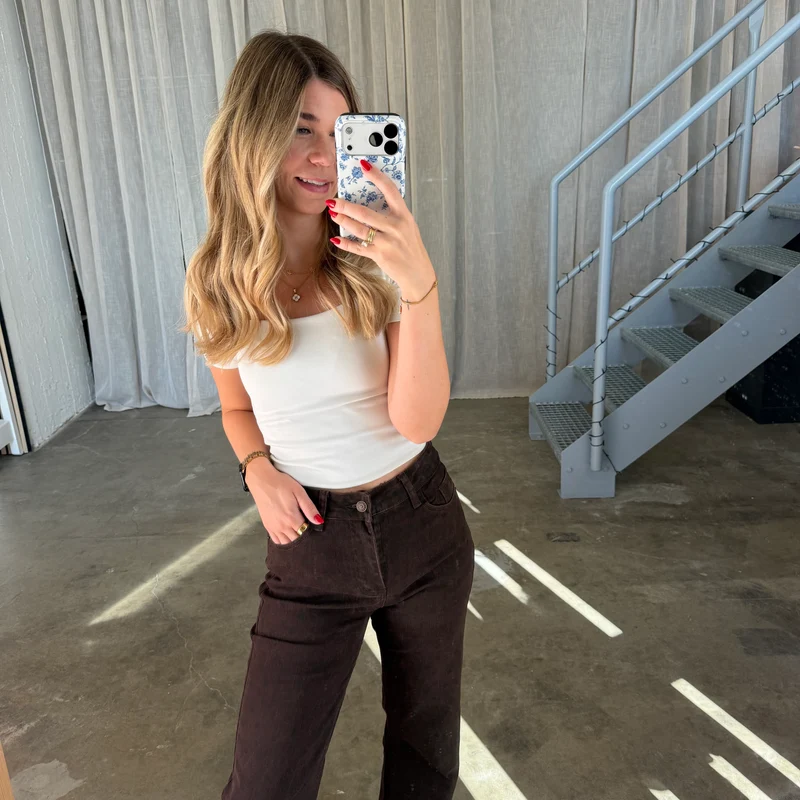 Dots Jeans - Braun