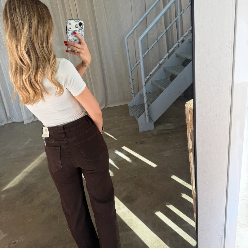 Dots Jeans - Braun