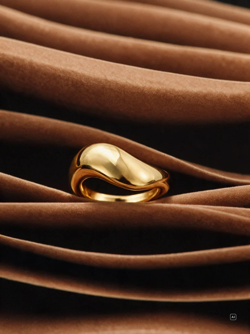 Curved Aesthetic Ring