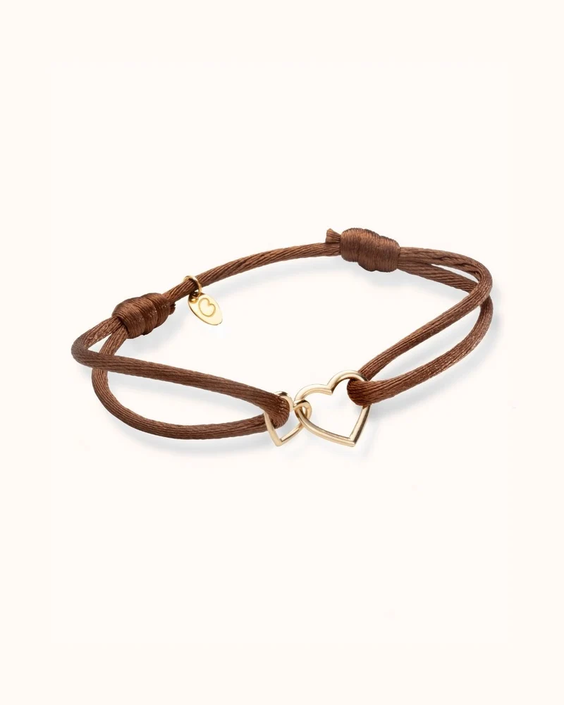 14k Double Heart Armband - Gepersonaliseerde Armband