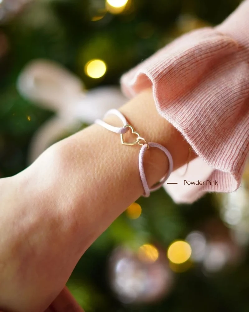 14k Double Heart Armband - Gepersonaliseerde Armband
