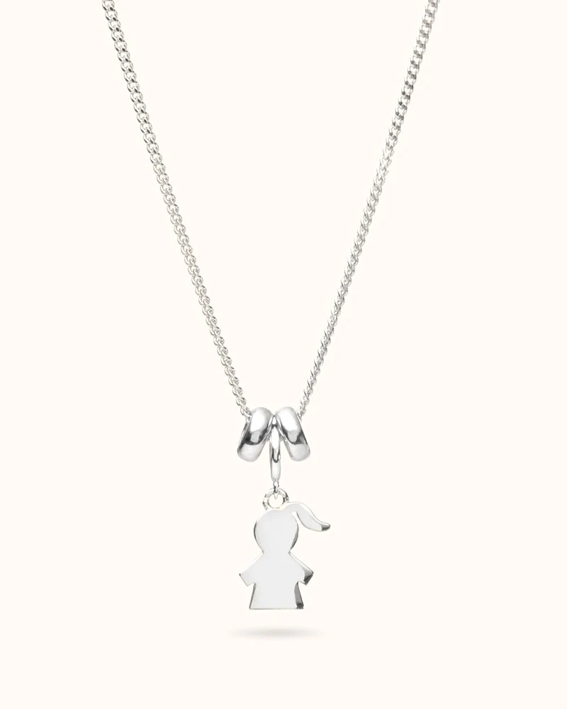 Sliding Proud Mom Ketting - Zilver - Gepersonaliseerde Ketting