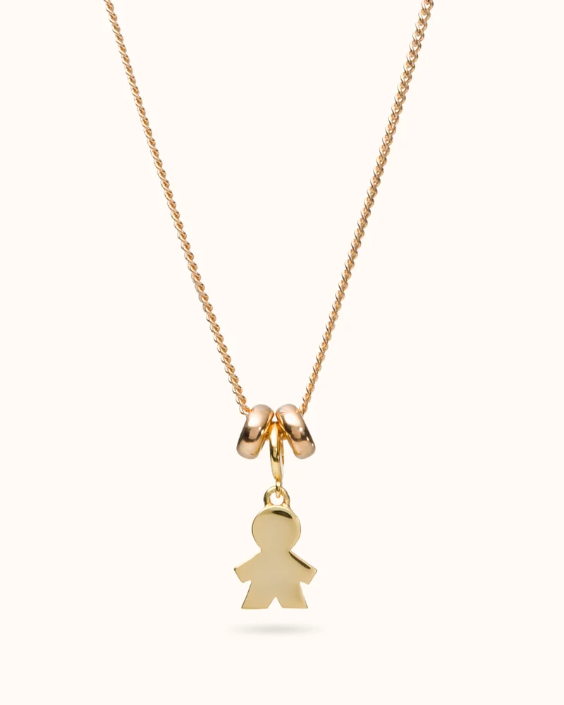 Sliding Proud Mom Ketting - Verguld - Gepersonaliseerde Ketting