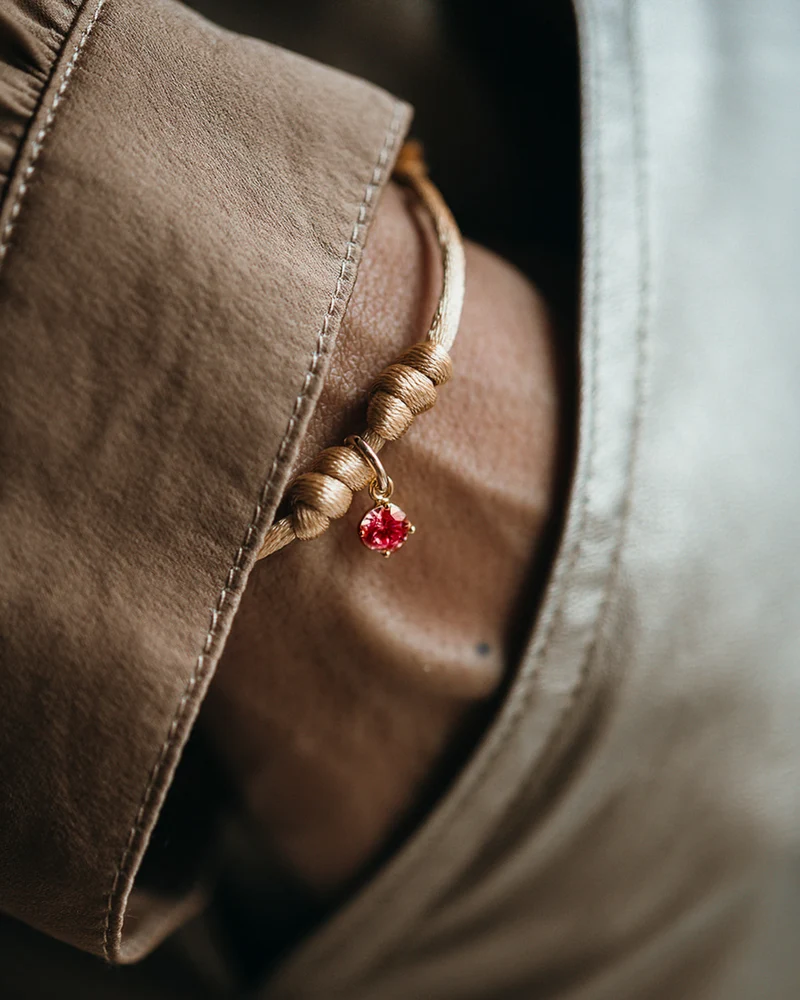 Losse Geboortesteen Charm Bedel - Verguld - Geboortesteen Bedel