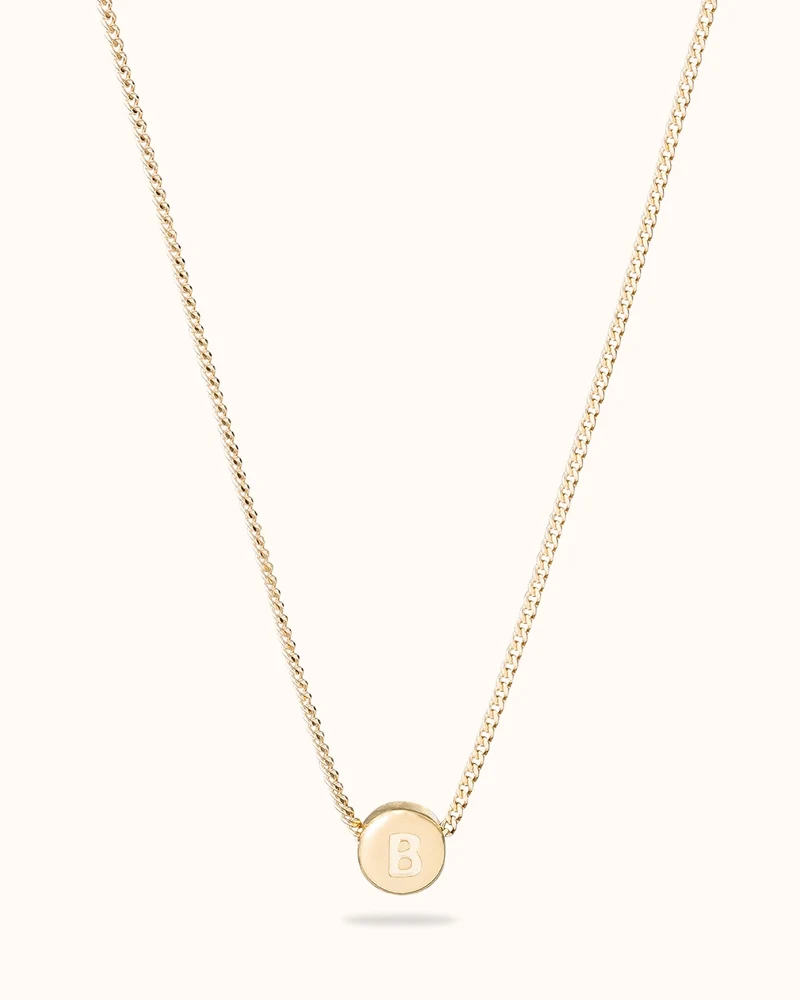 Initial Beads Ketting - Verguld - Ketting met Initialen