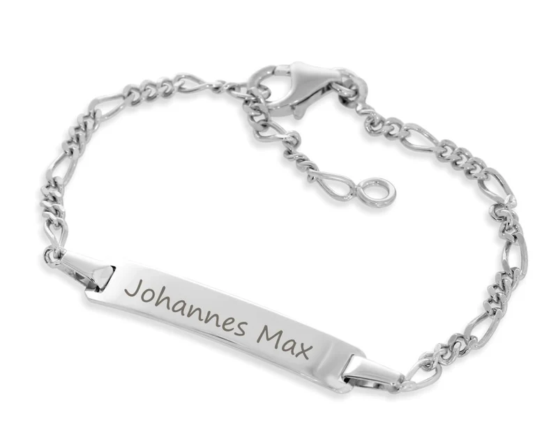 ID Armband mit Gravur Babyarmband 925 Sterling Silber