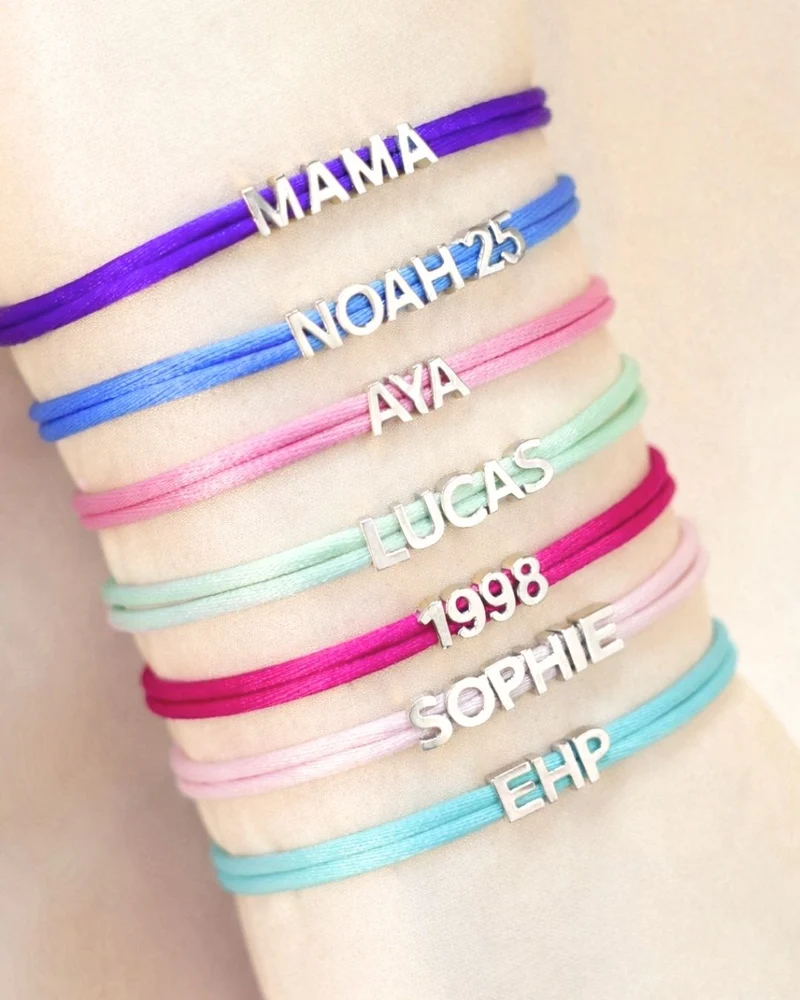 Letter Armband - Zilver - Gepersonaliseerde Armband