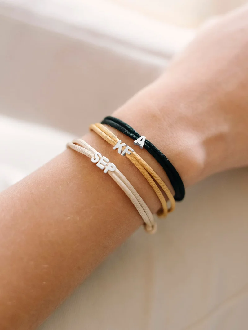 Letter Armband - Zilver - Gepersonaliseerde Armband