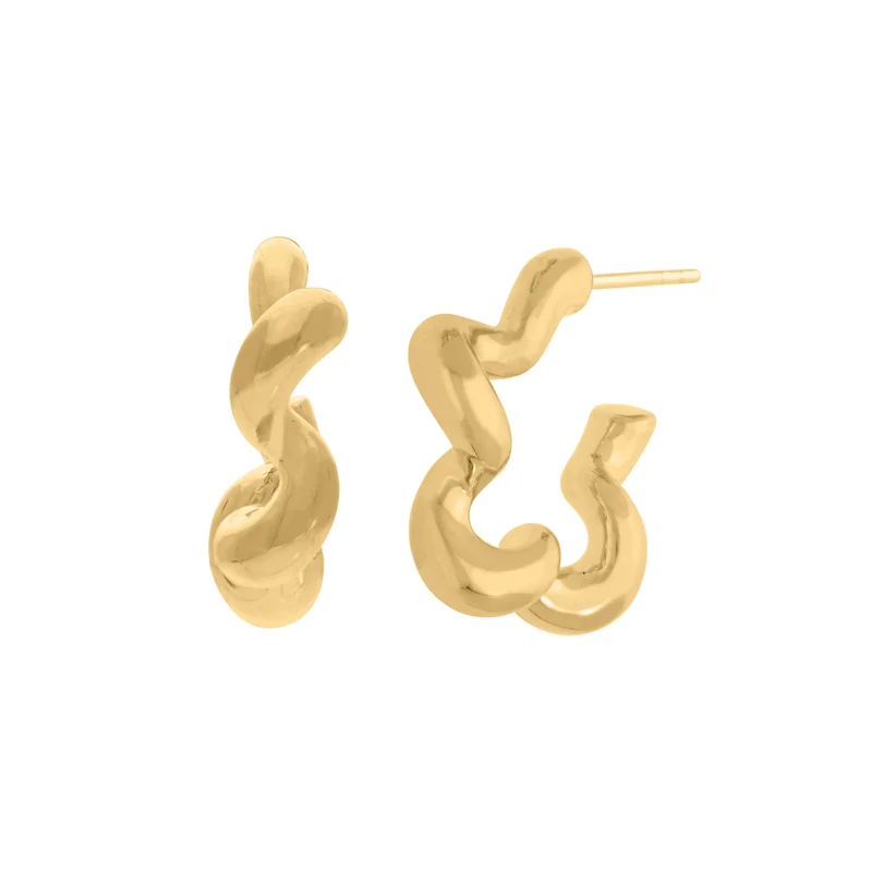 Lily Swirl Hoops