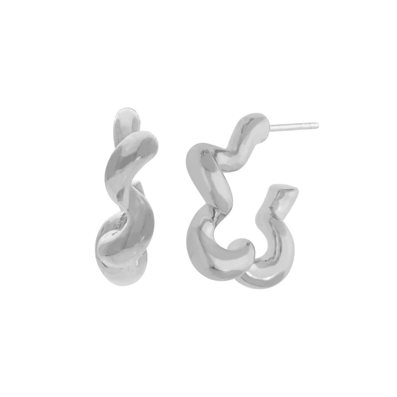 Lily Swirl Hoops
