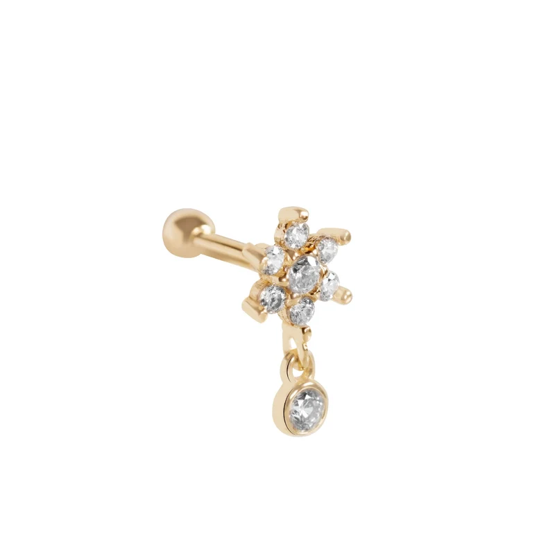 Blossom Piercing - 14 K Massivgold