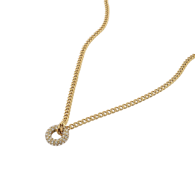 Sparkling Donut Necklace