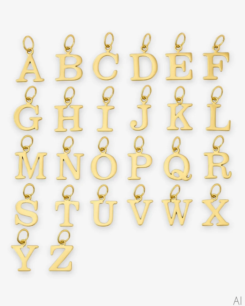 Buchstaben Charm Schreibmaschine