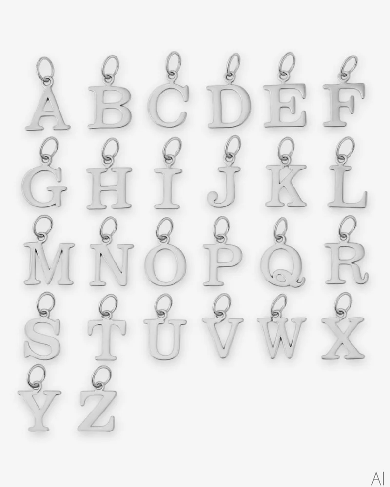 Buchstaben Charm Schreibmaschine