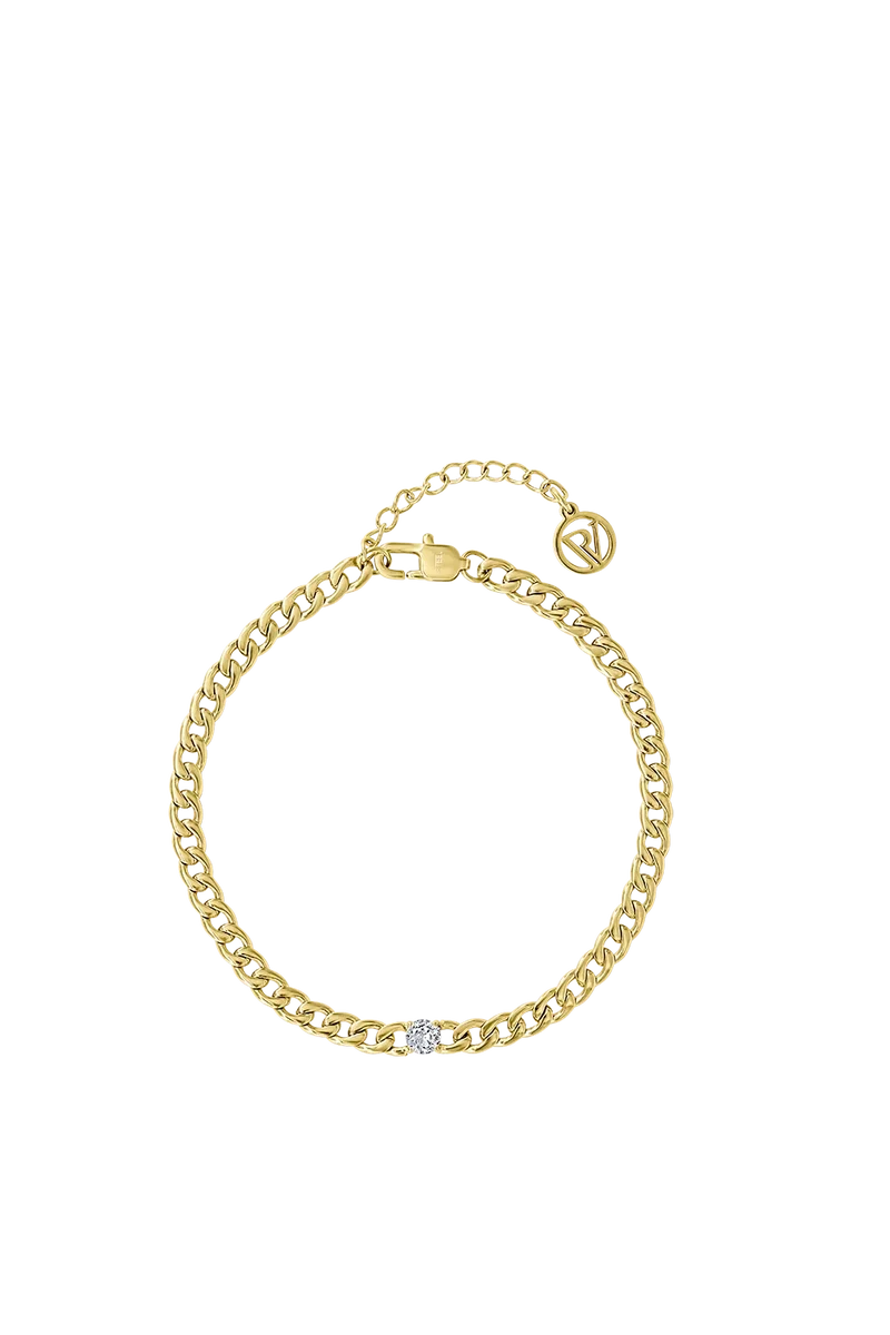 Brilliant Curb Bracelet