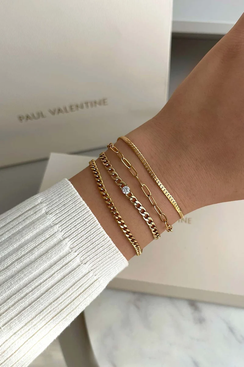 Brilliant Curb Bracelet