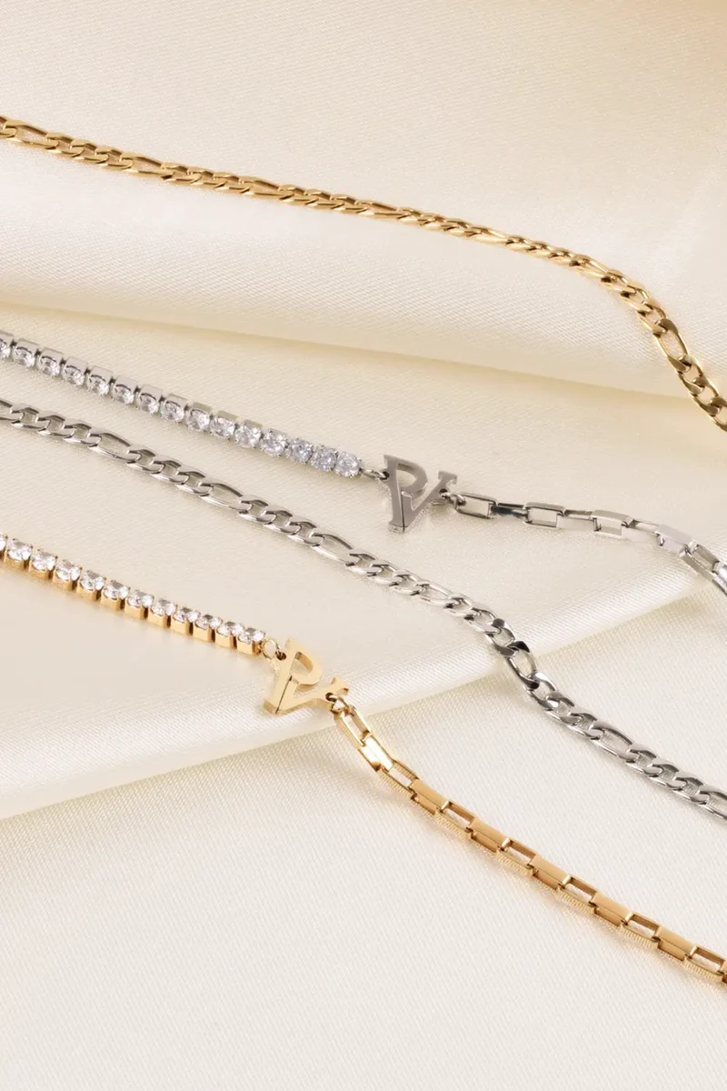 PV Tennis & Chain Anklet