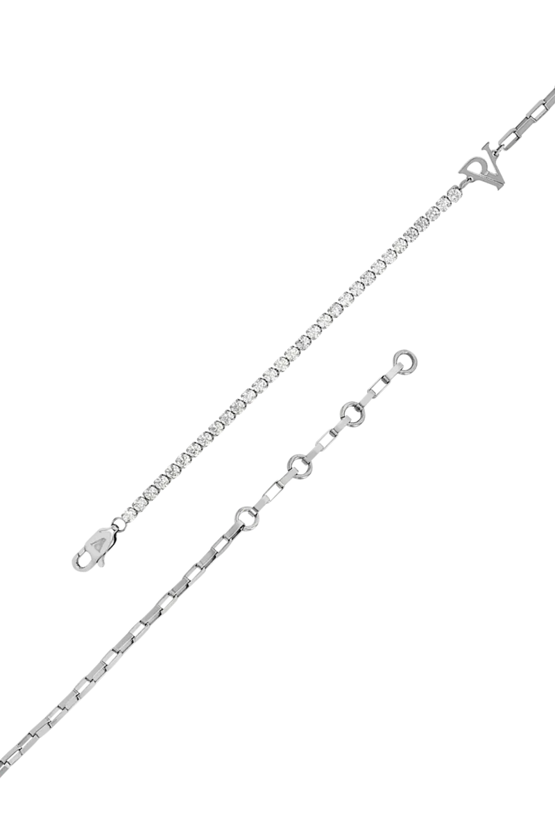 PV Tennis & Chain Anklet
