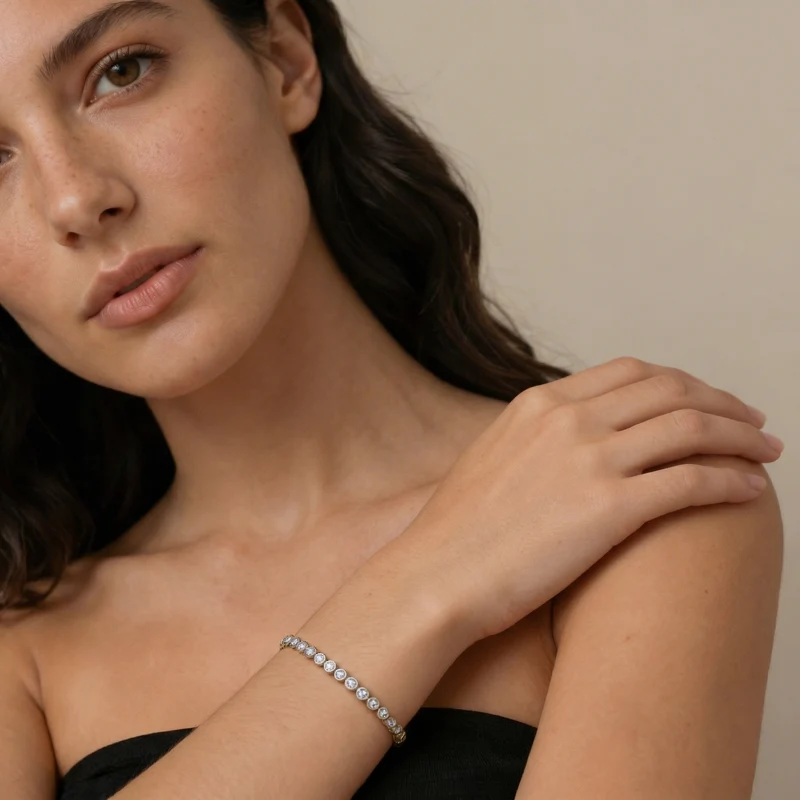 Round Tennis Bracelet