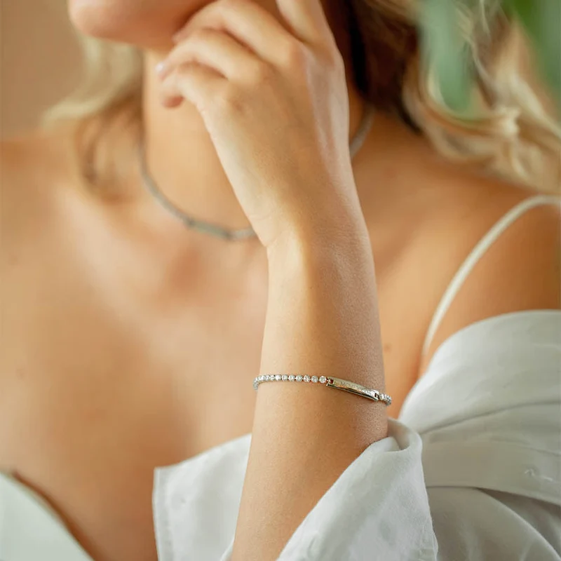 Engravable Tennis Bracelet