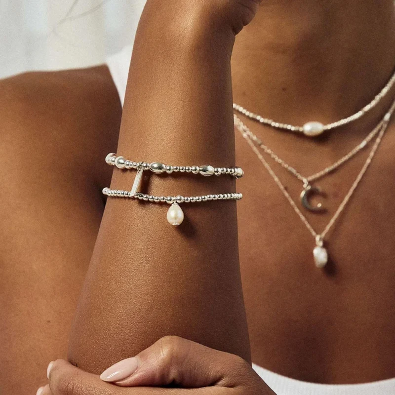 Cute Charm Pearl Drop Bracelet