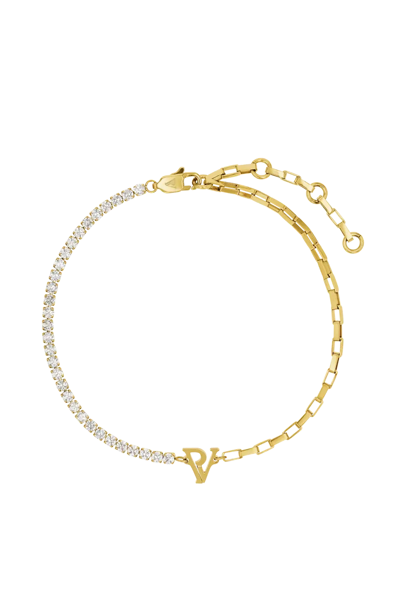 PV Tennis & Chain Anklet