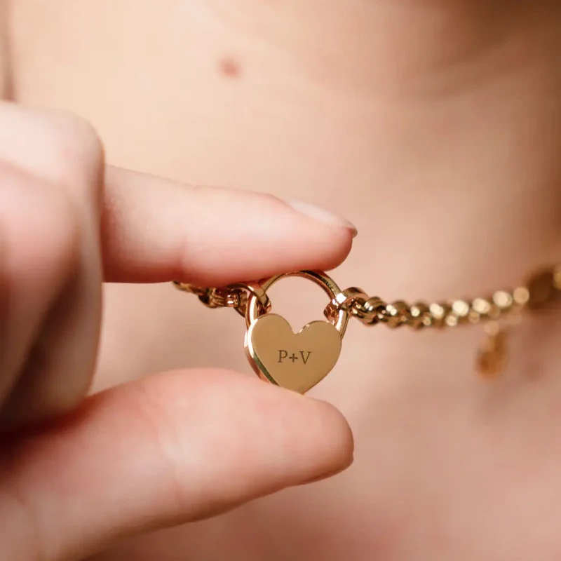 Engravable Heart & Soul Necklace