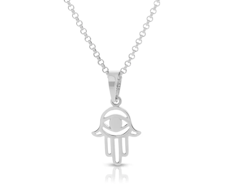 Kette mit Anhänger Hand Fatima 925 Sterling Silber