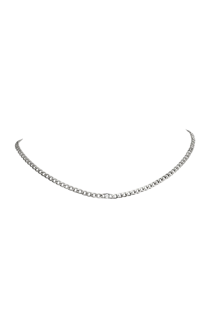 Brilliant Curb Necklace