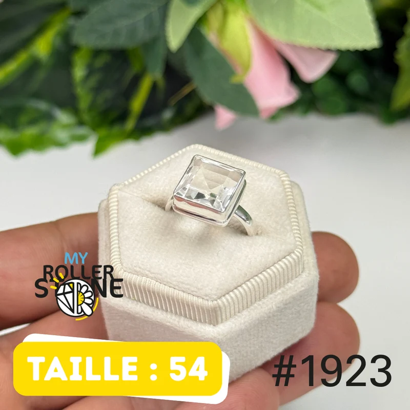 Ring aus 925er Sterlingsilber mit Bergkristall Nr. 1923