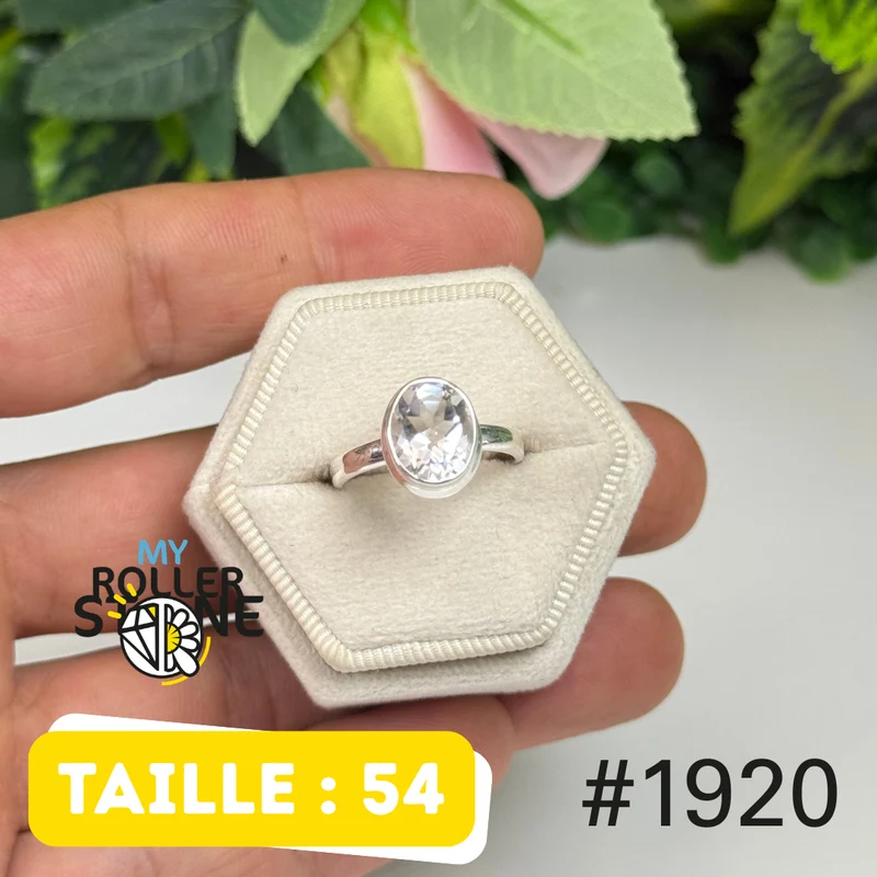 Ring aus 925er Sterlingsilber mit Bergkristall Nr. 1920