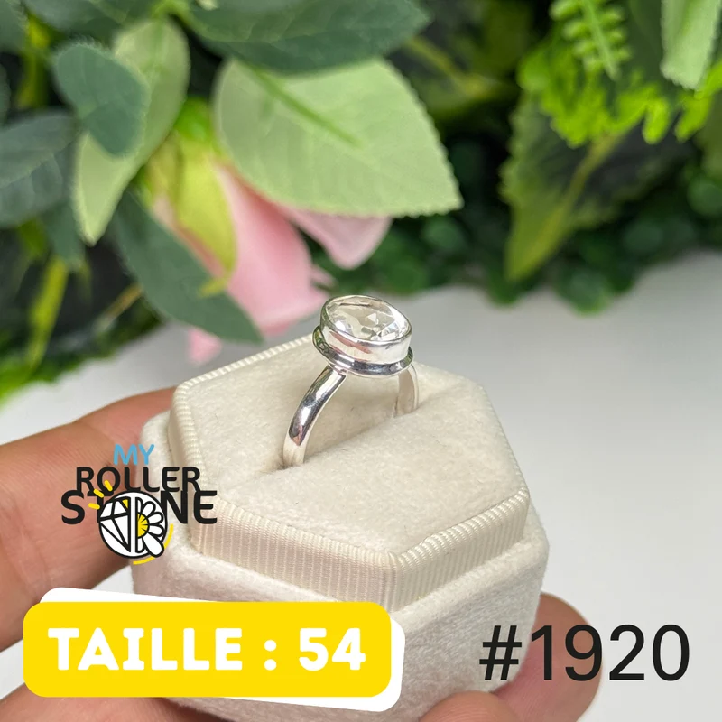 Ring aus 925er Sterlingsilber mit Bergkristall Nr. 1920