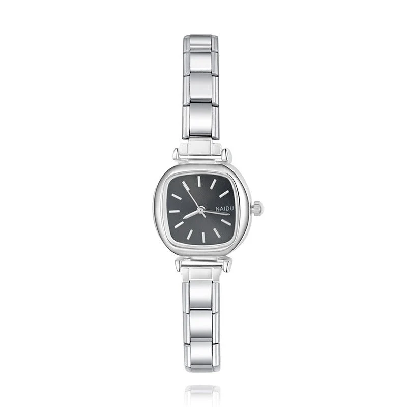 Charm Uhr Lune - Silber
