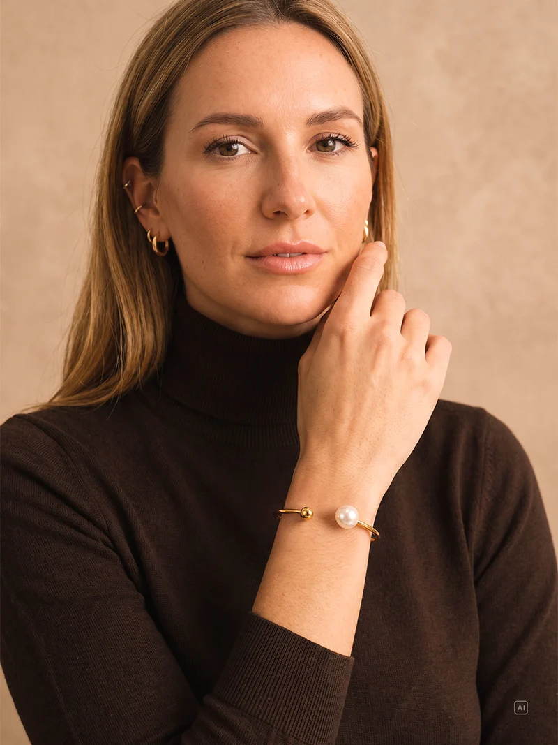 Dewdrop Pearl Armcuff