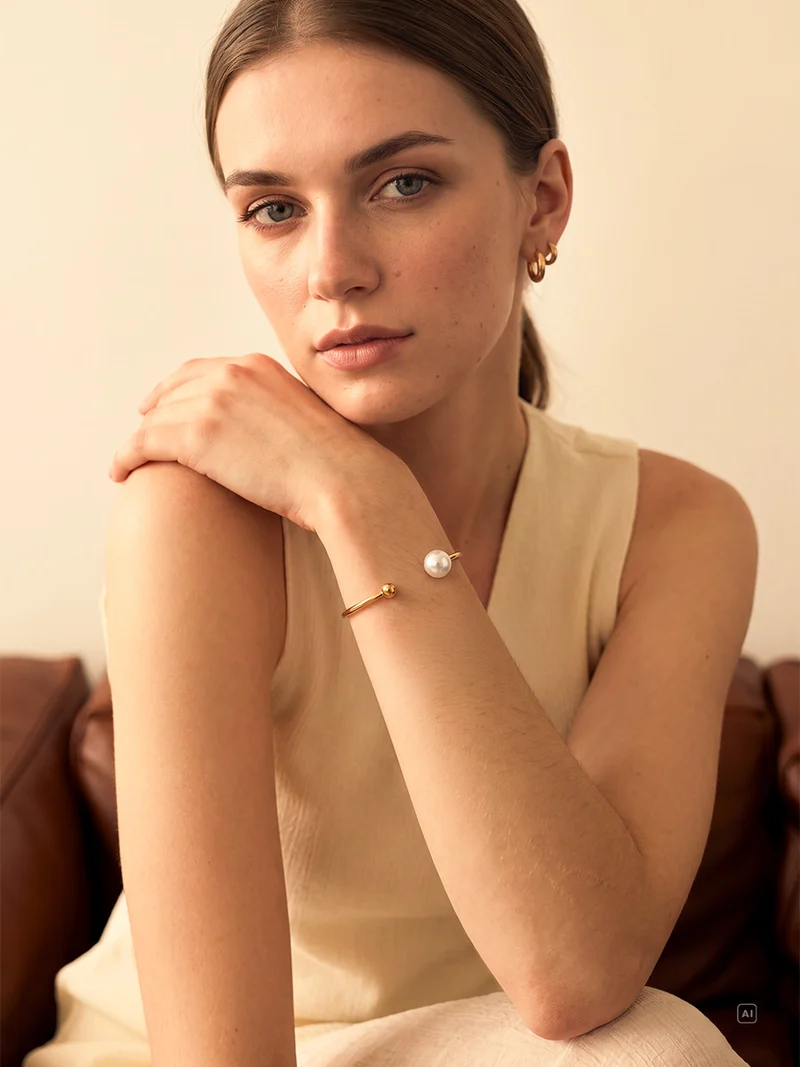 Dewdrop Pearl Armcuff