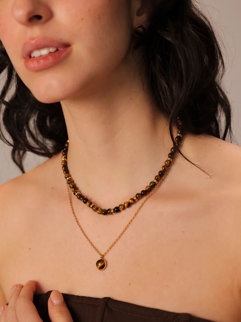 Enchanted Moments Tiger's Eye Set
