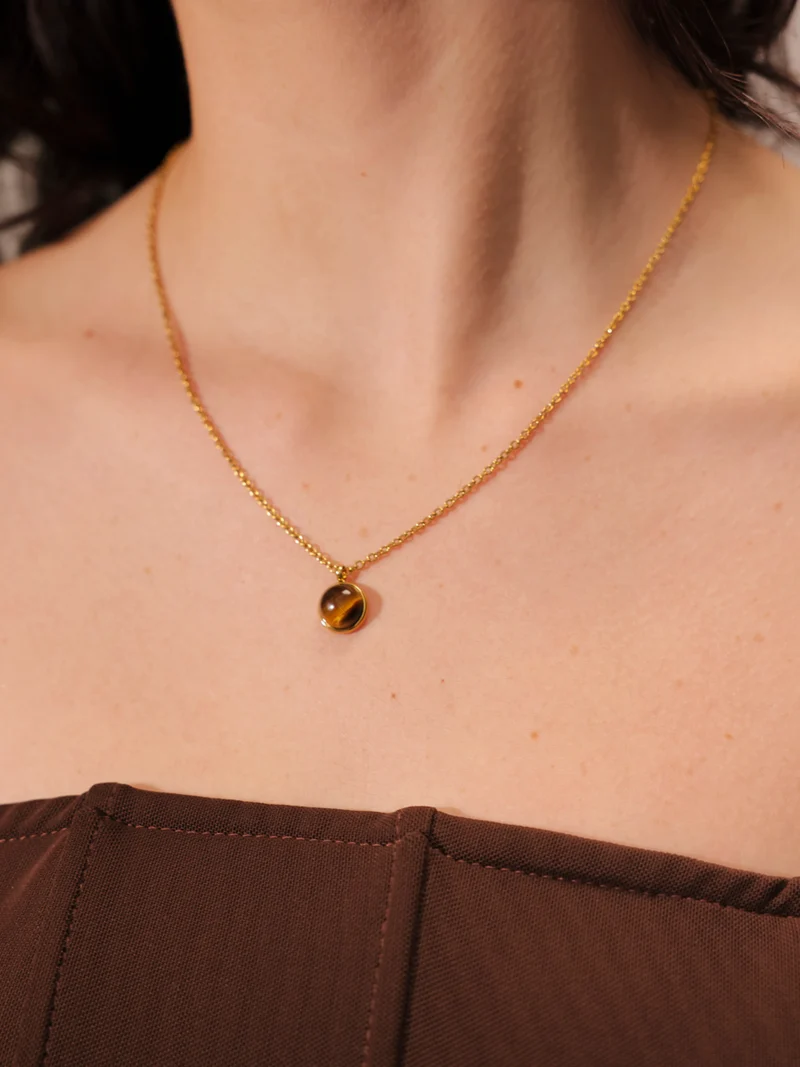 Wandering Wish Tiger's Eye Kette