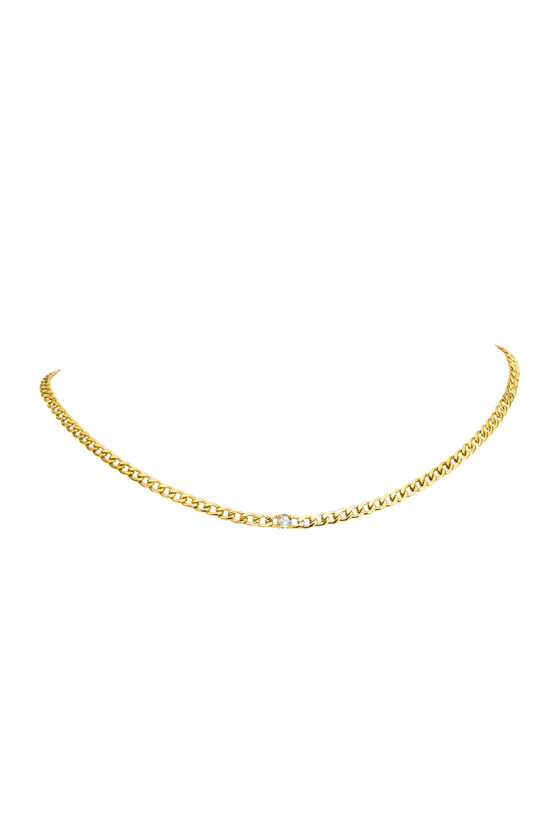 Brilliant Curb Necklace