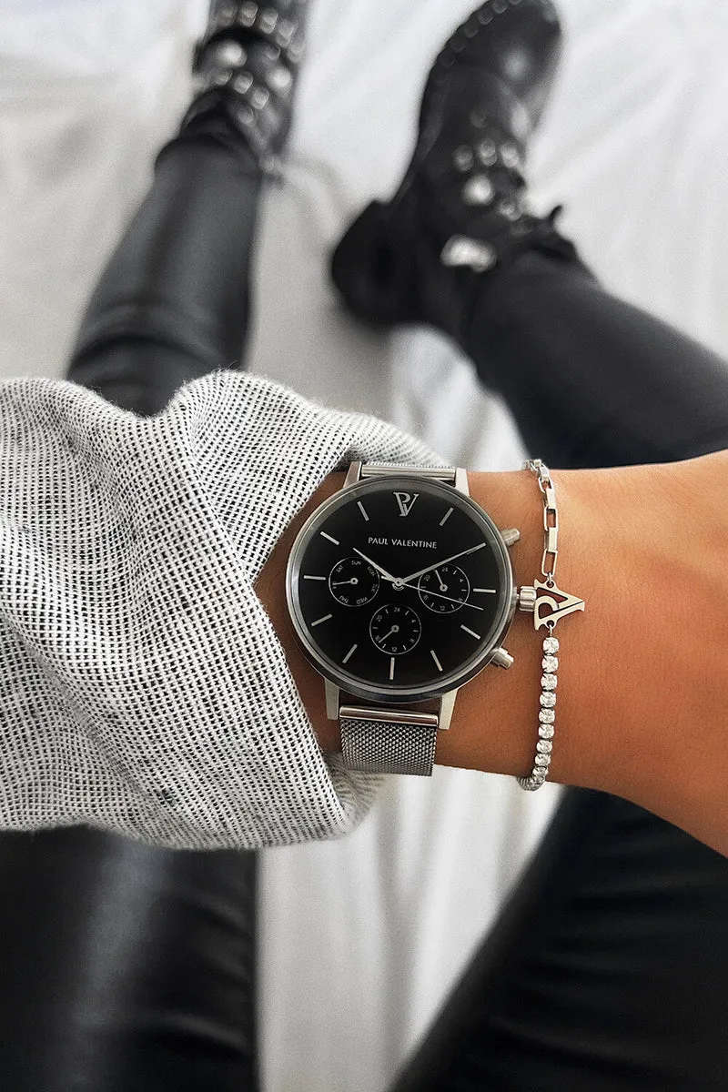 PV Tennis & Chain Bracelet
