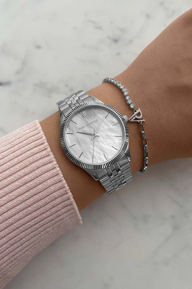 PV Tennis & Chain Bracelet