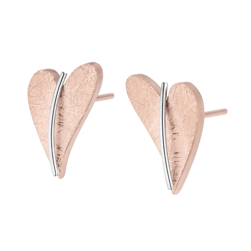 Edelstahl Ohrstecker Rosegold-Beschichtung ERNSTES DESIGN E246