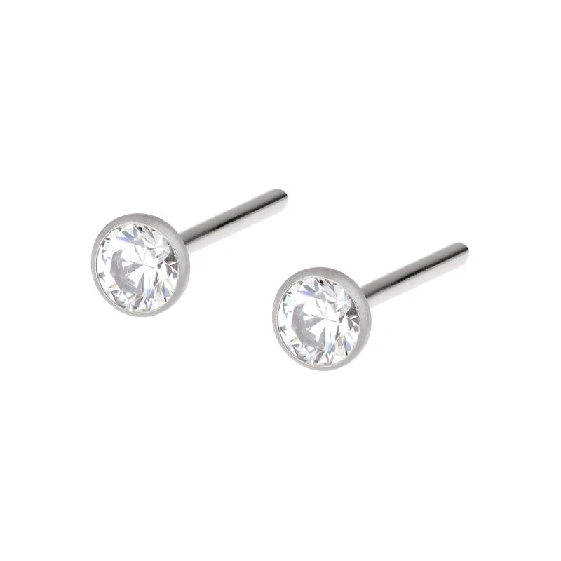 Edelstahl Ohrstecker ERNSTES DESIGN E458 WH