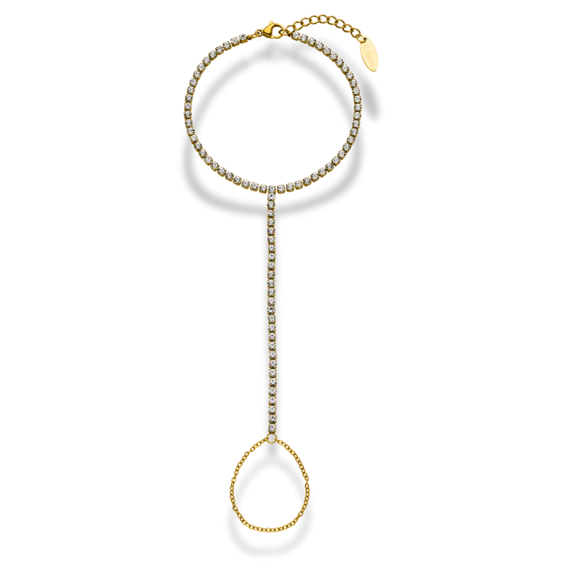 Hi-Life Tennis Handkette 18K Vergoldet