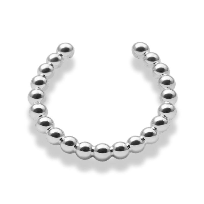 Simple Ball Earcuff 14K Vergoldet