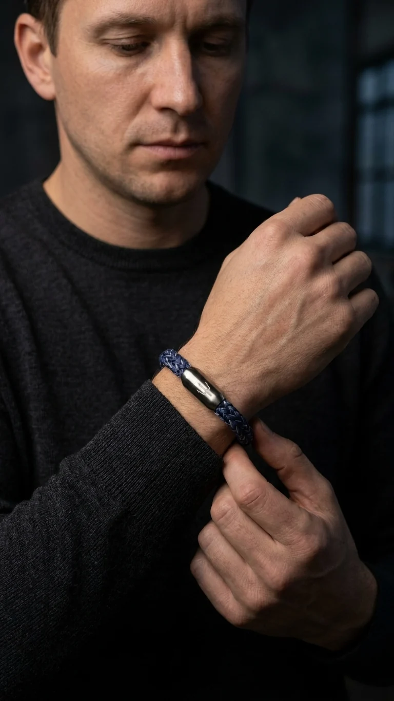 Nautic Force Segeltauarmband “Ocean Wave”